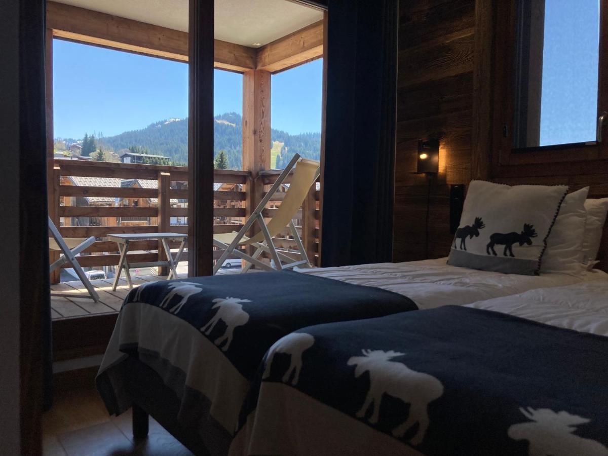 Le Lodge Chasse Montagne Les Gets Exteriör bild