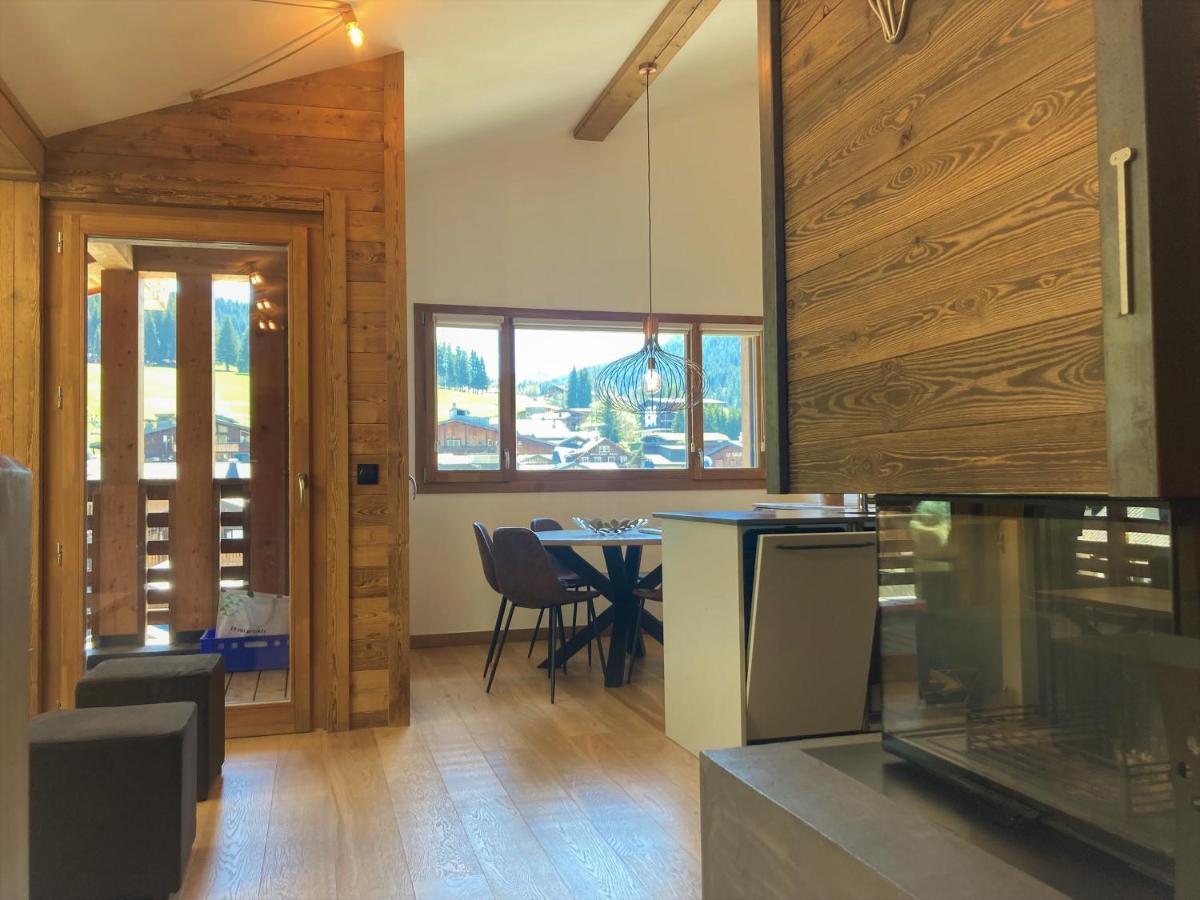 Le Lodge Chasse Montagne Les Gets Exteriör bild
