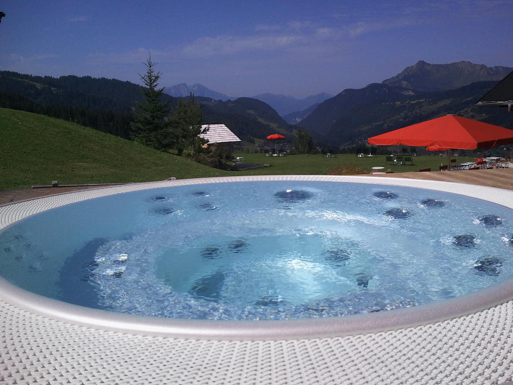 Le Lodge Chasse Montagne Les Gets Exteriör bild